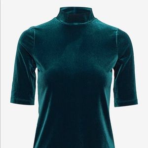 Banana Republic Velvet Mock Turtleneck